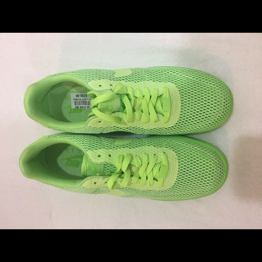 🚨Weekend Flash Sale🚨Nike Lime Green Air Force 1s - Picture 3 of 8
